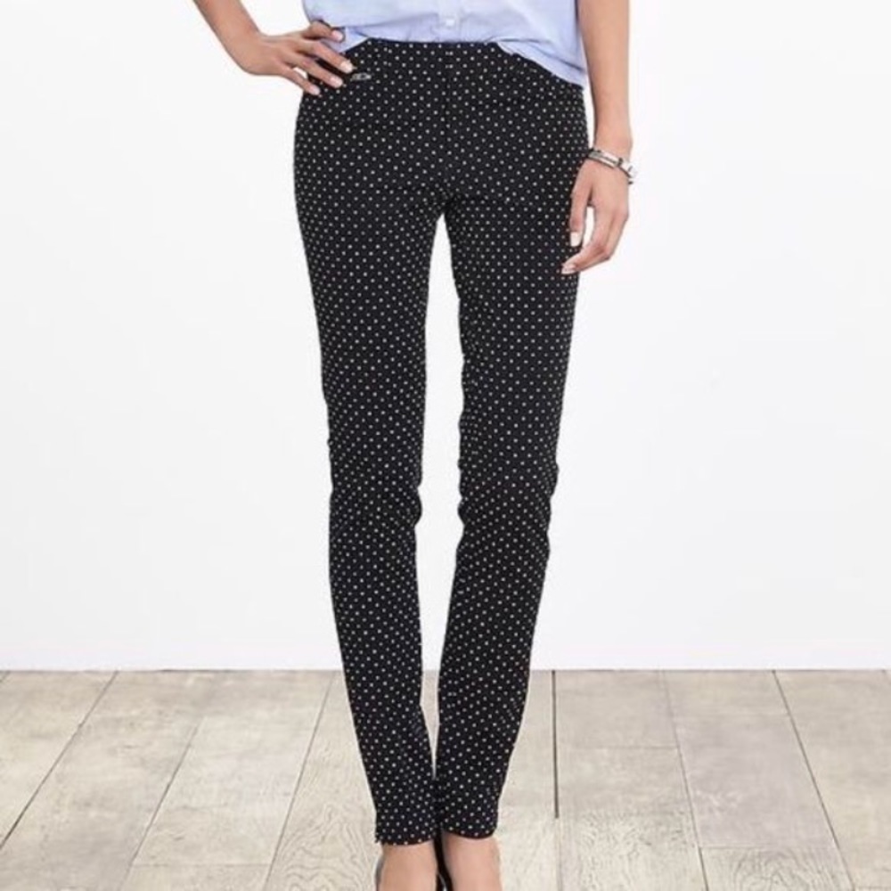 Banana Republic Sloan Polka Dot Ankle Pants